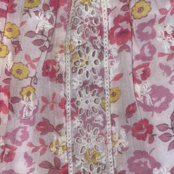 LoveShackFancy 🆕 Floral Pink Skirt, Size XS- NWOT - Picture 5 of 9